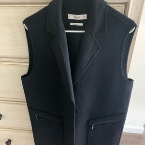 Mango long waist coat